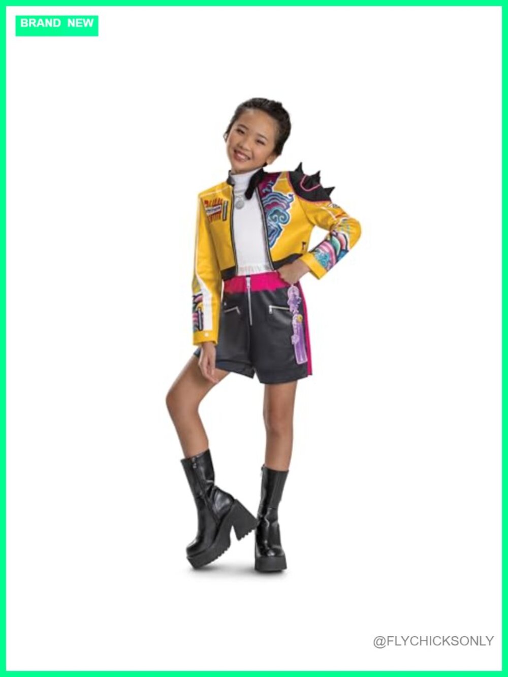 K-Pop Demon Hunters Rumi Costume for Kids - Official Halloween Jumpsuit & Top